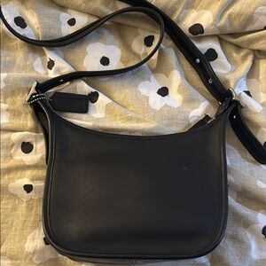 Coach Black Leather Shoulder Bag